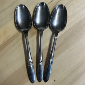 Superior Stainless Flatware USA Set 3 Spoons